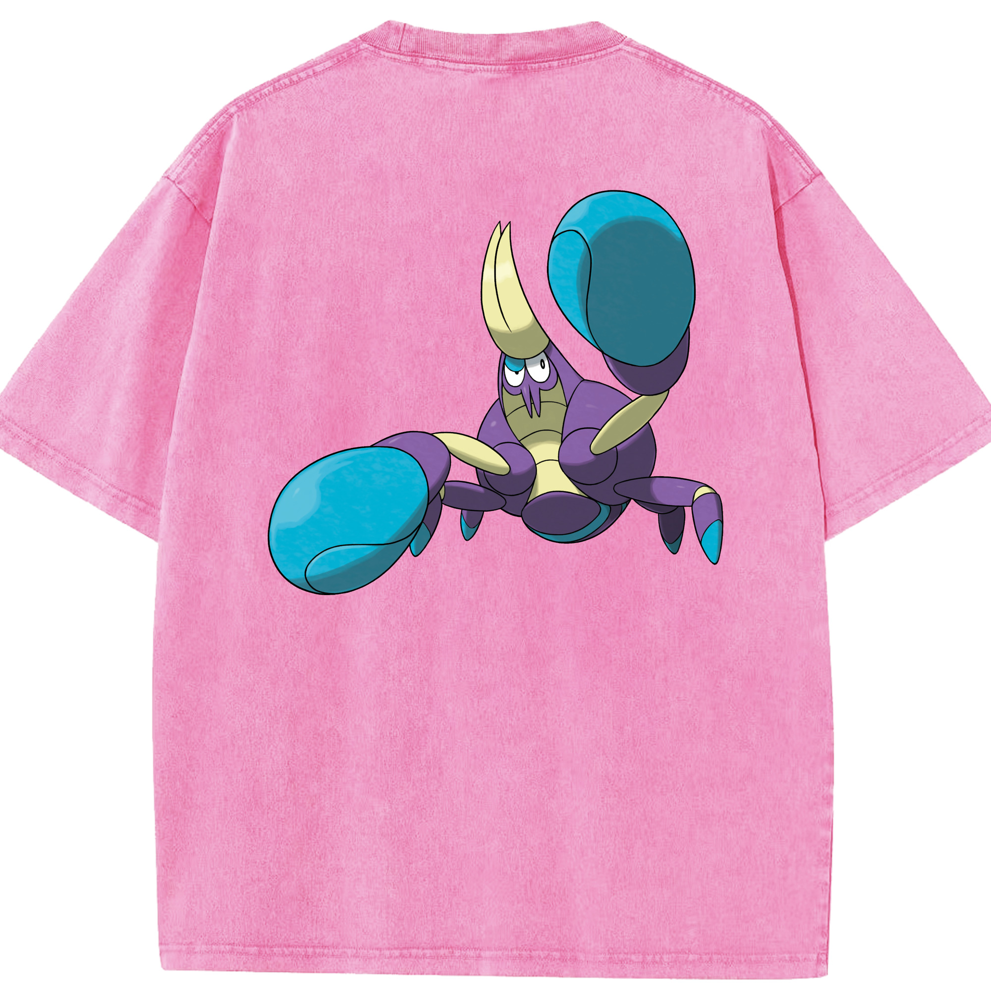 （画像用） ポケットモンスター Pokémon 綿100% ヴィンテージ風 半袖Tシャツ（背面プリント）